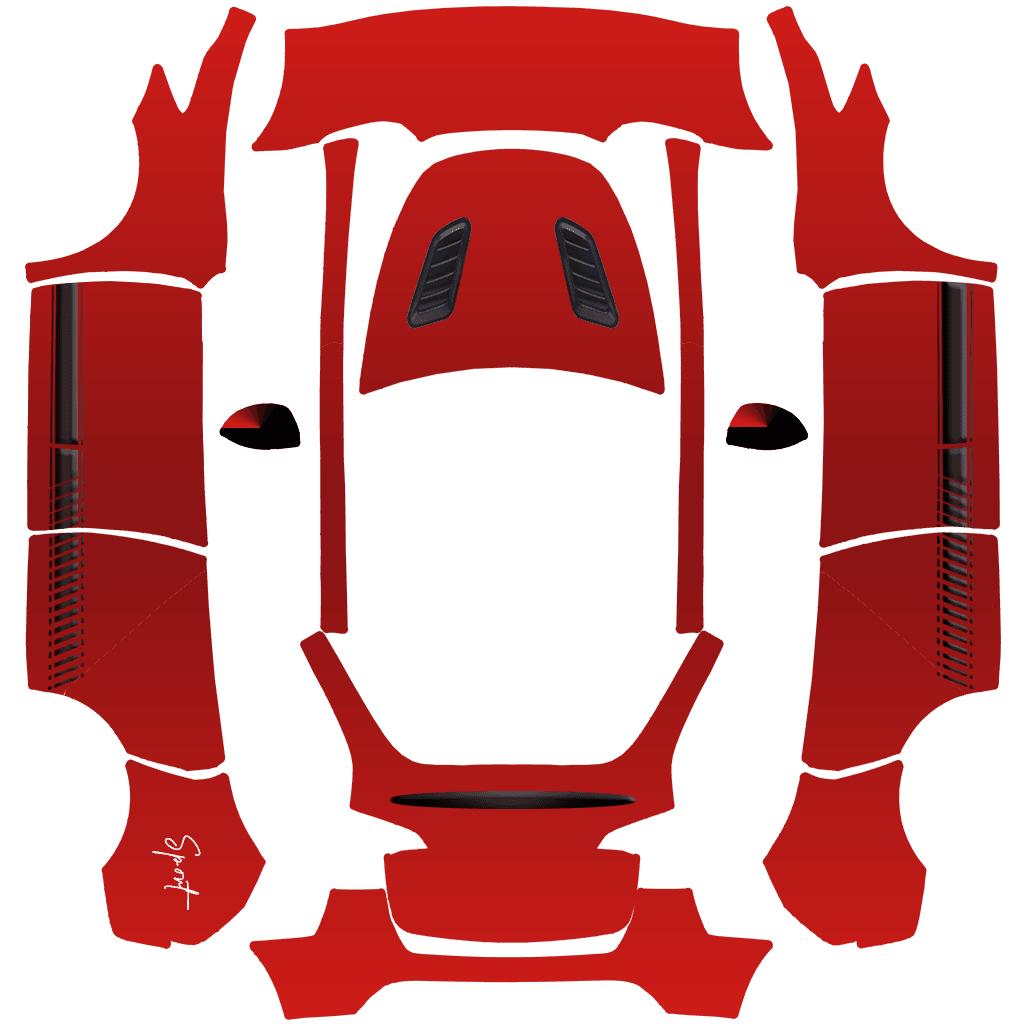 Tesla 3D Sport With Spoiler