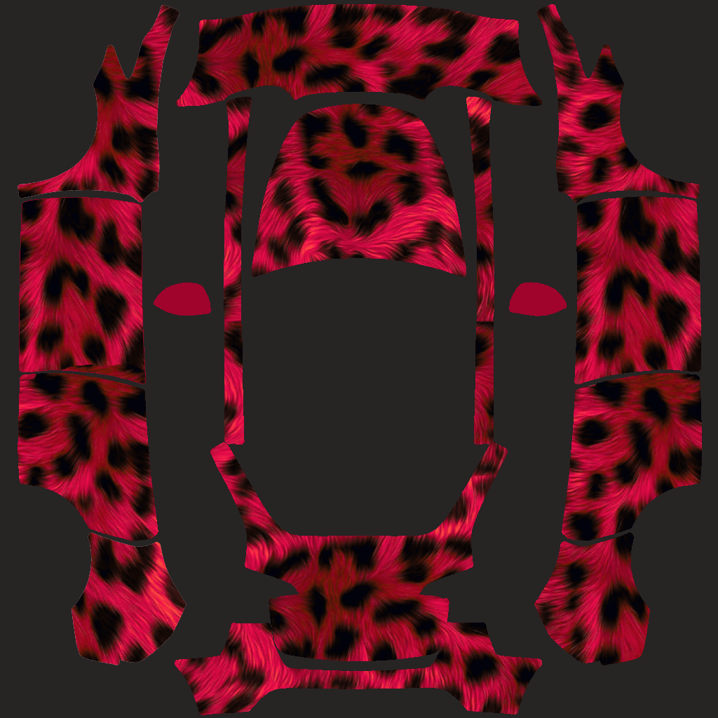 Red Leopard Print
