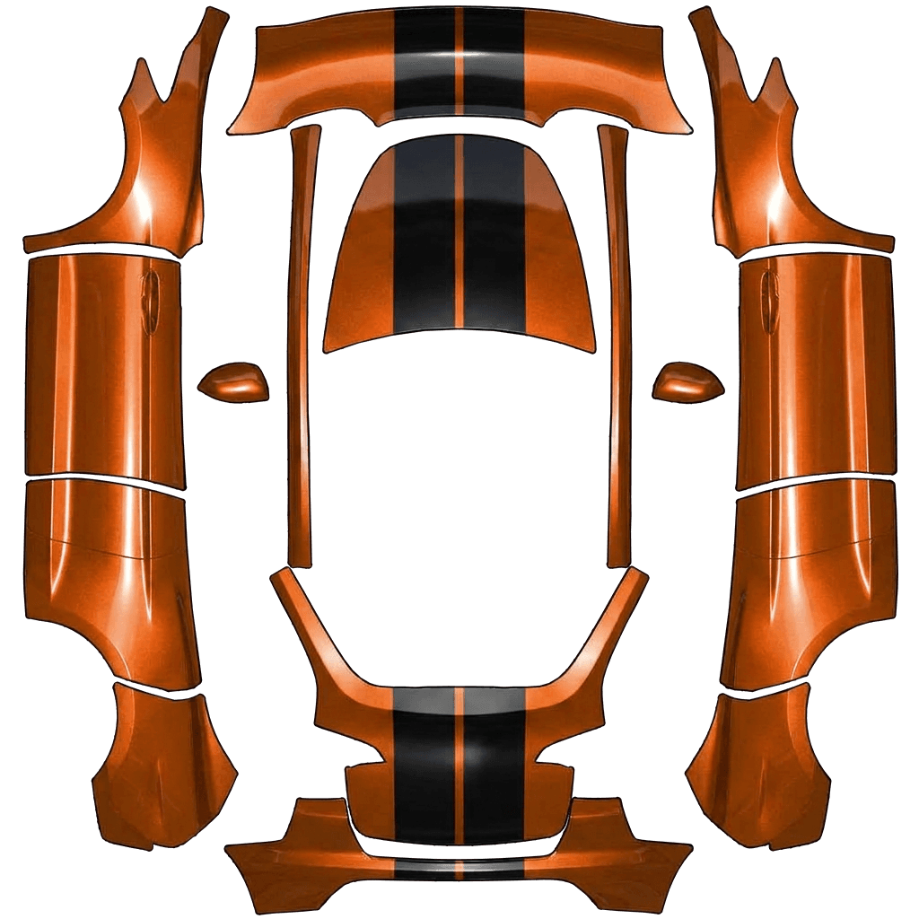 Mustang orange