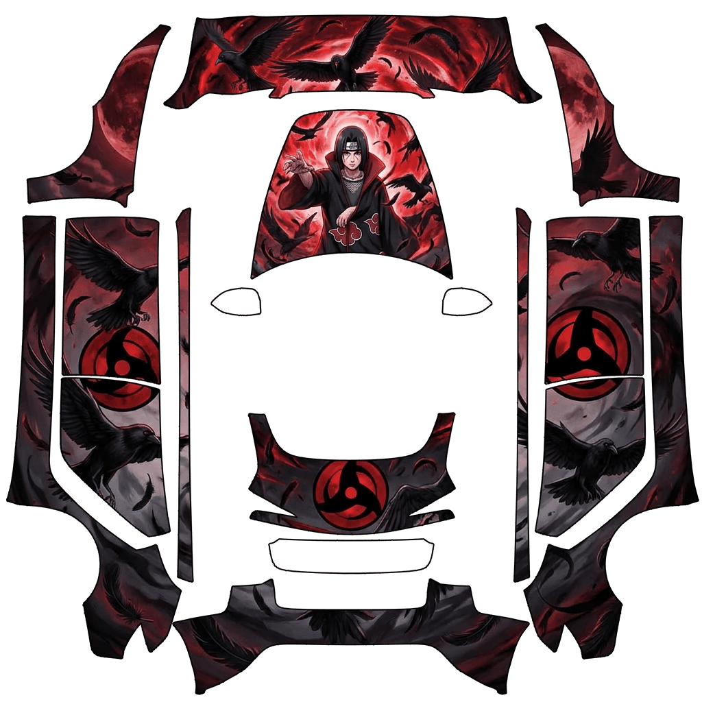 Itachi y cuervos