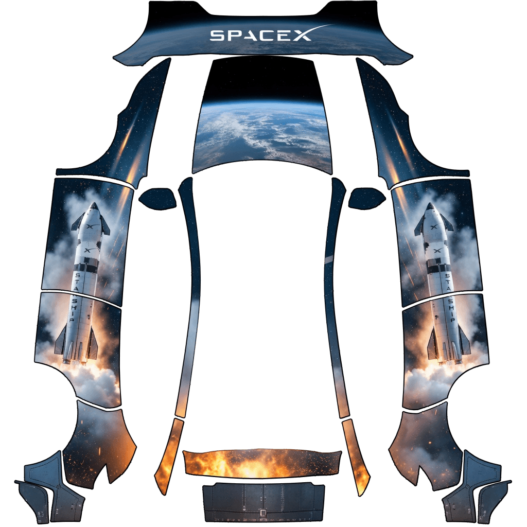 SpaceX Launch with Clouds