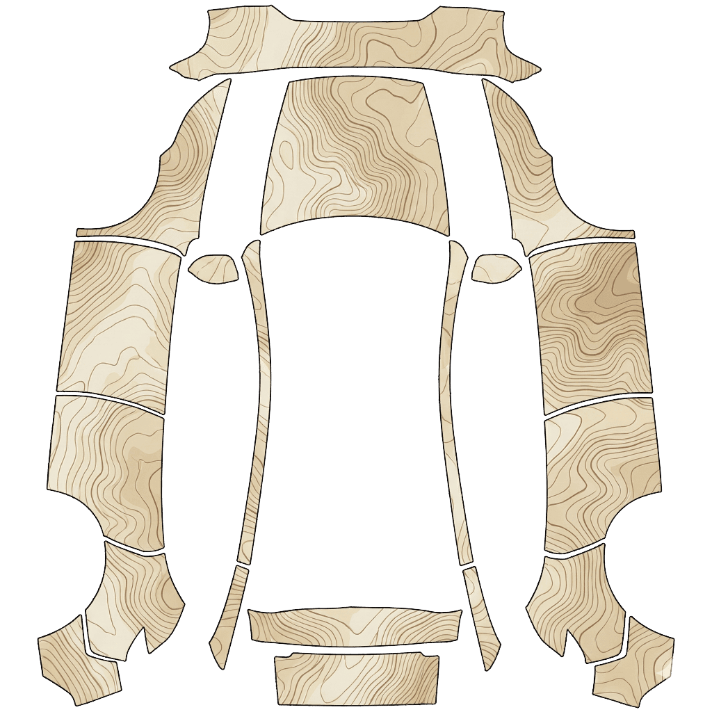 Topographic Light Brown