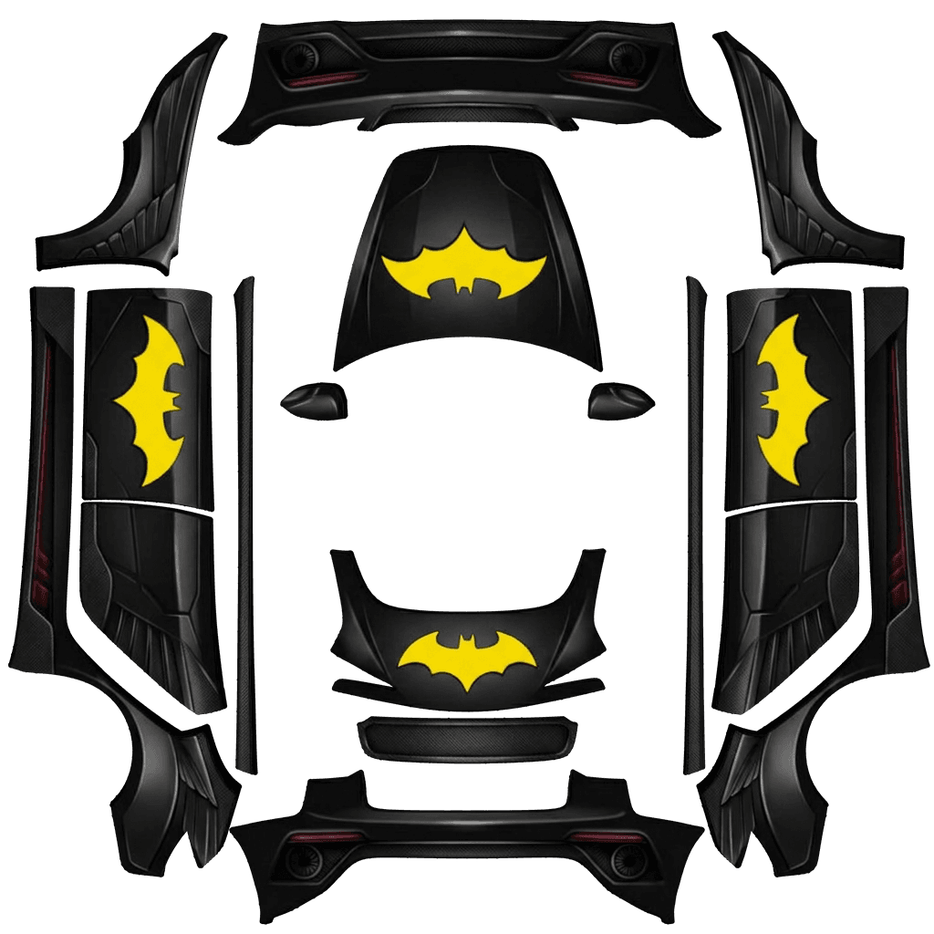 Batmobile yellow
