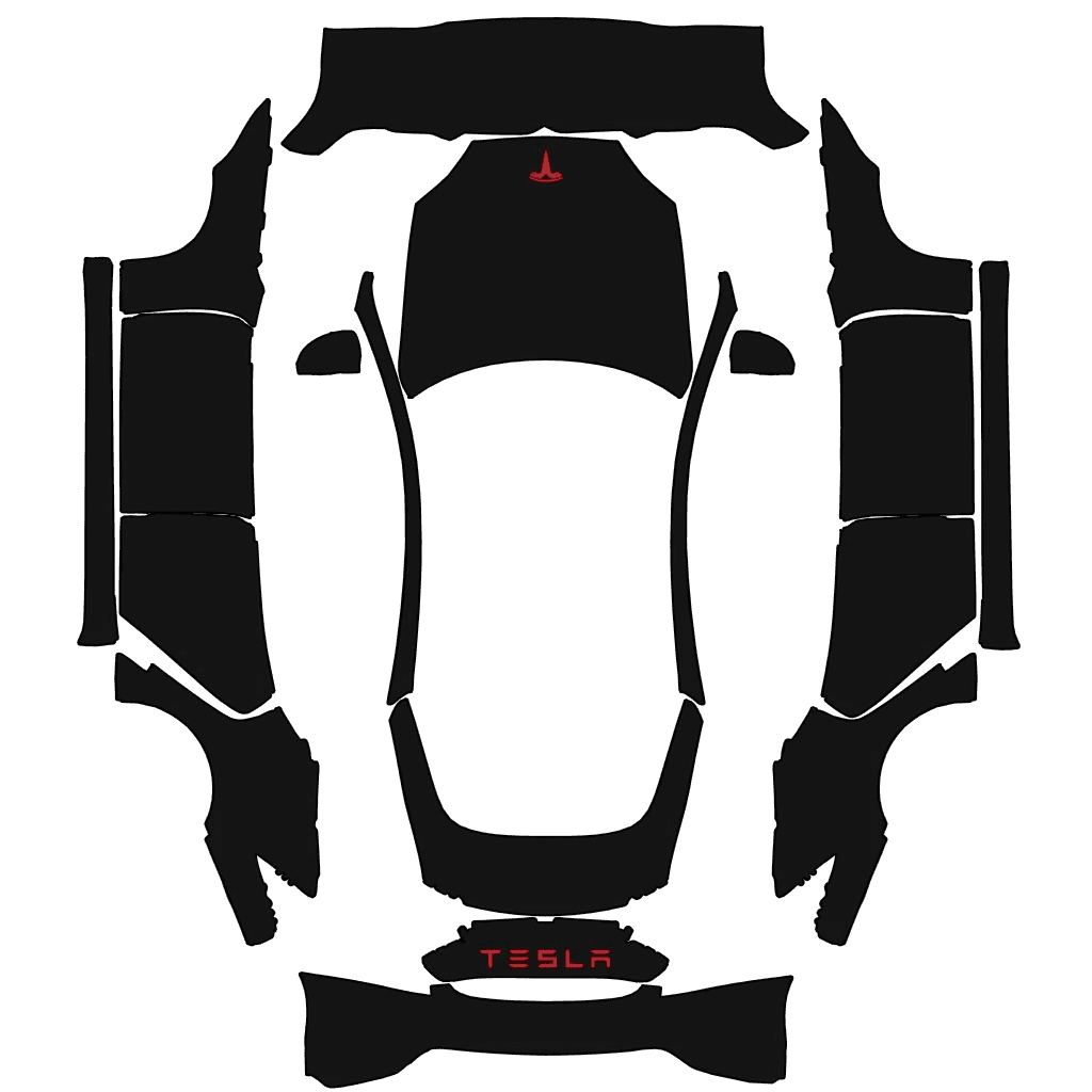 Black and red number two