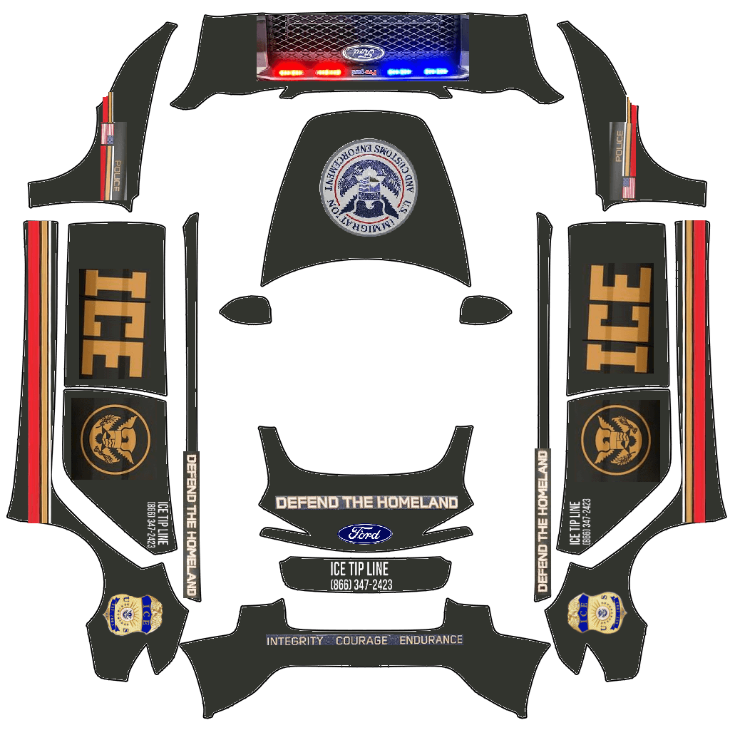 ICE Patrol SUV Police