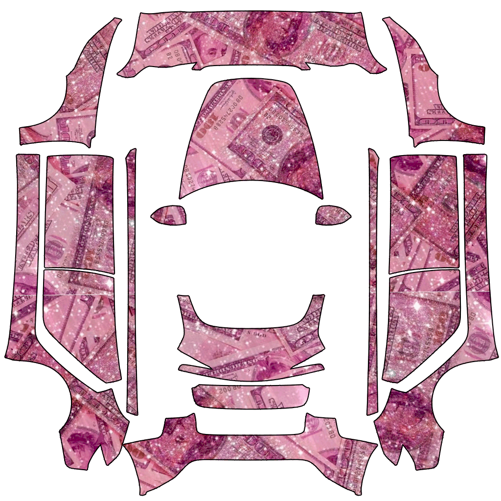Pink glitter