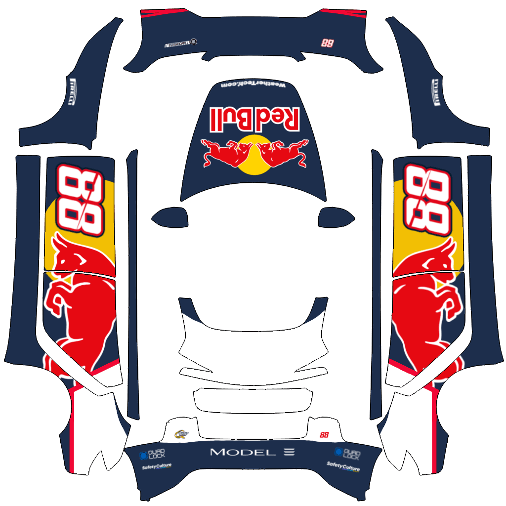 NASCAR SVG #88 RedBull