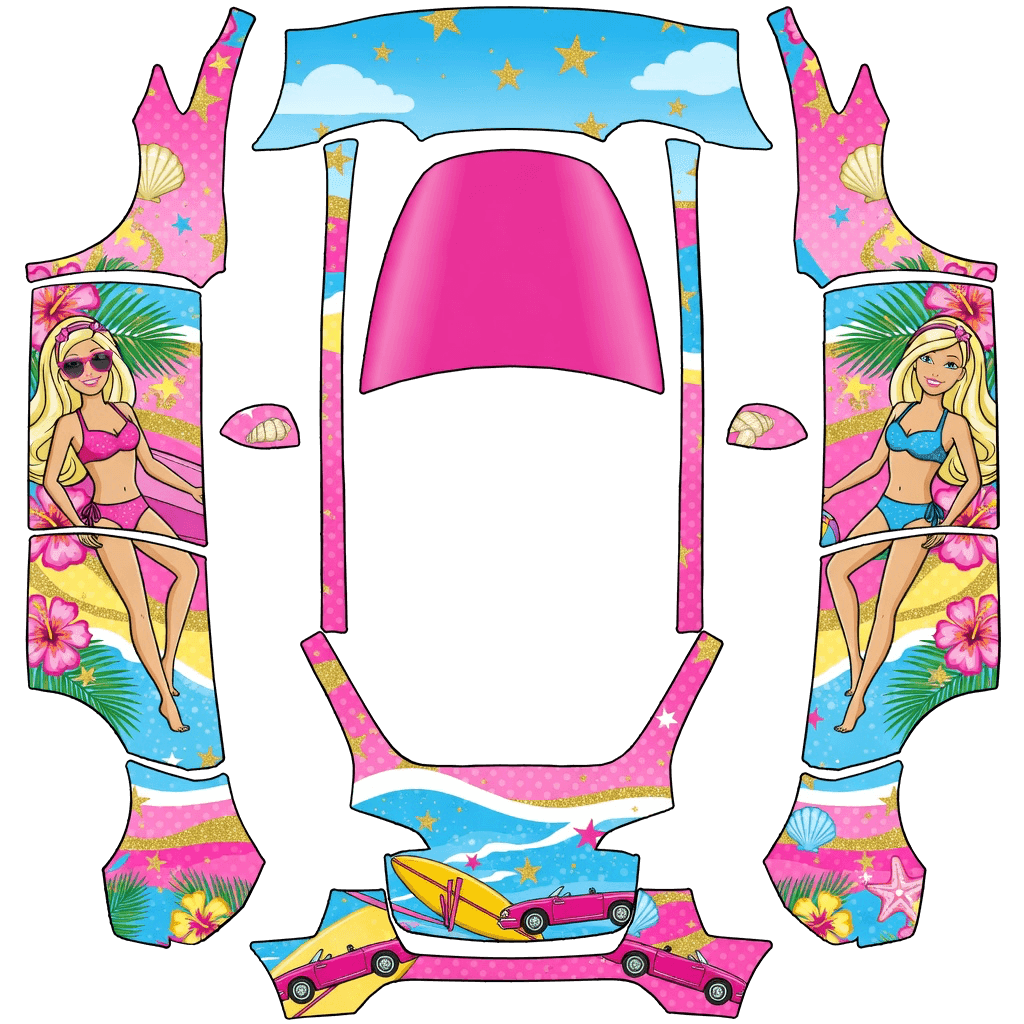 Malibu Barbie Beach Car