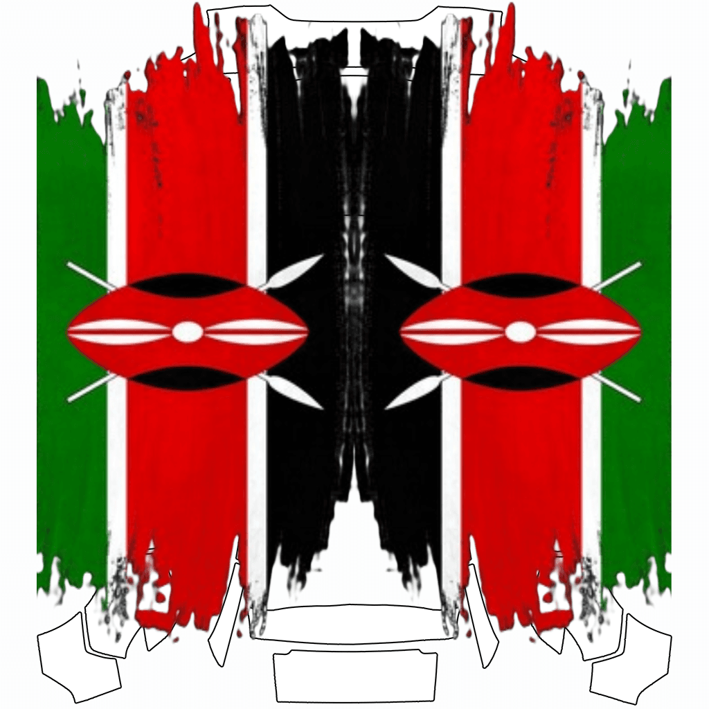 Kenyan flag wrap