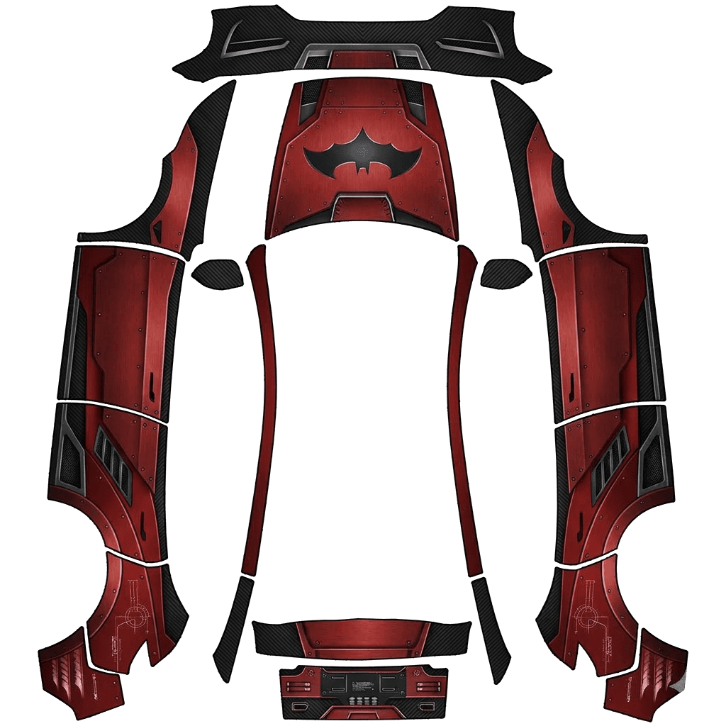 Red Batmobil