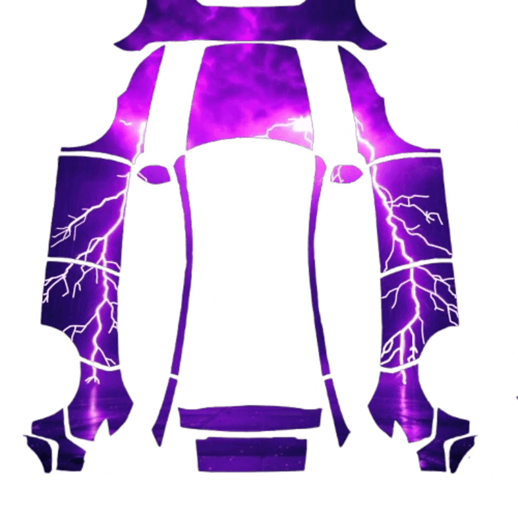 Purple lightning