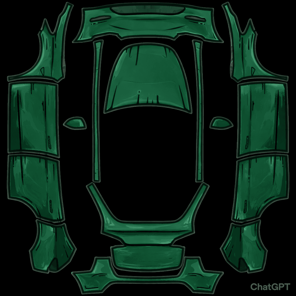 Dinfar green Cartoon