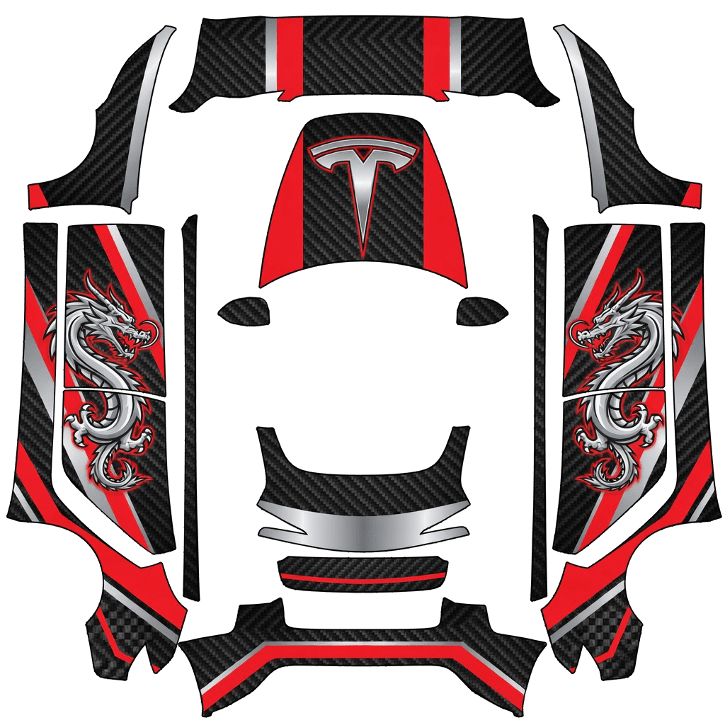 Carbon fiber dragon