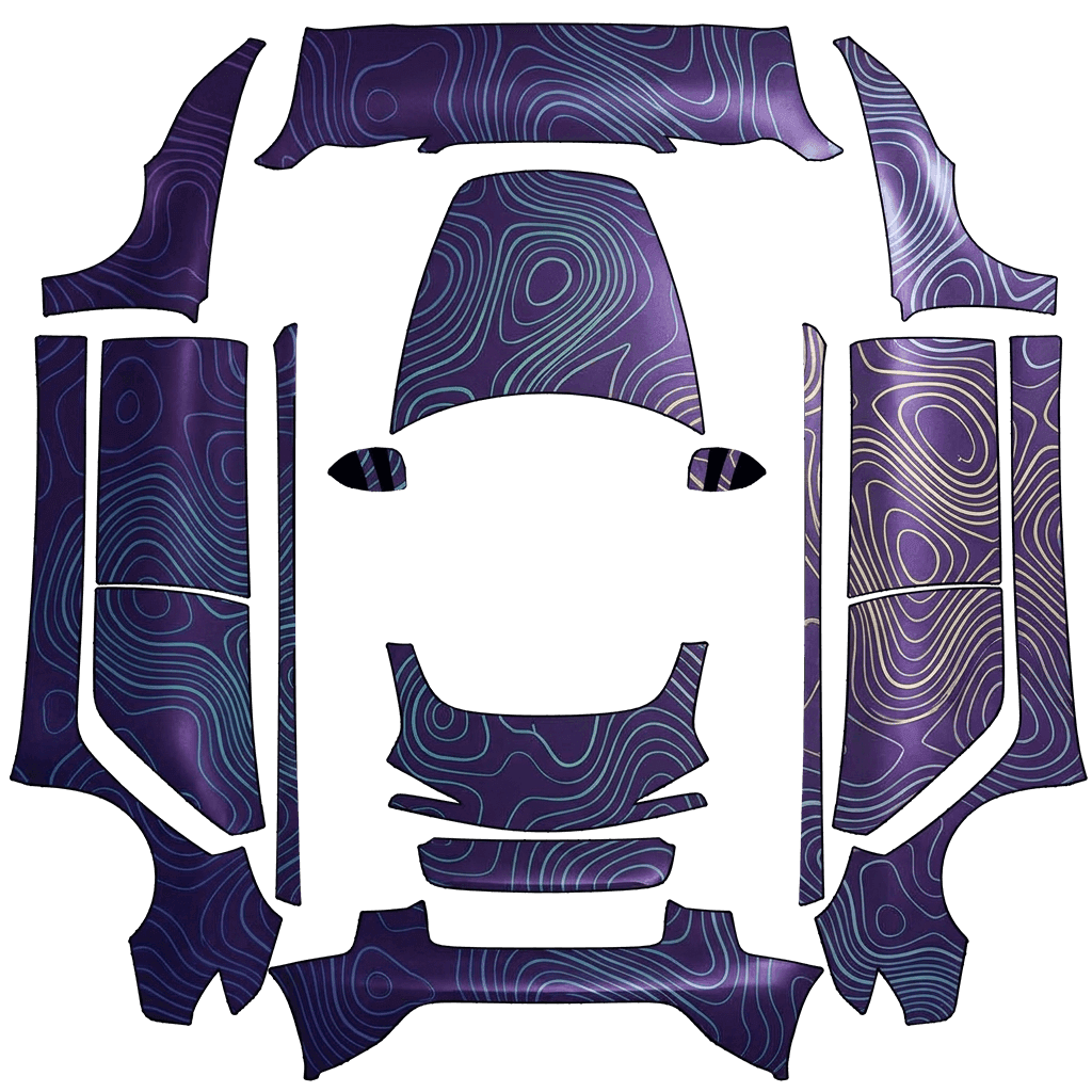Purple lines