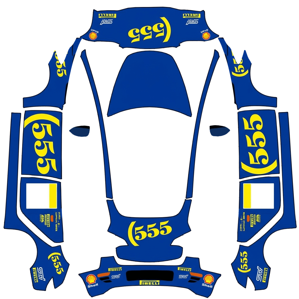 Subaru Impreza 555 wrap