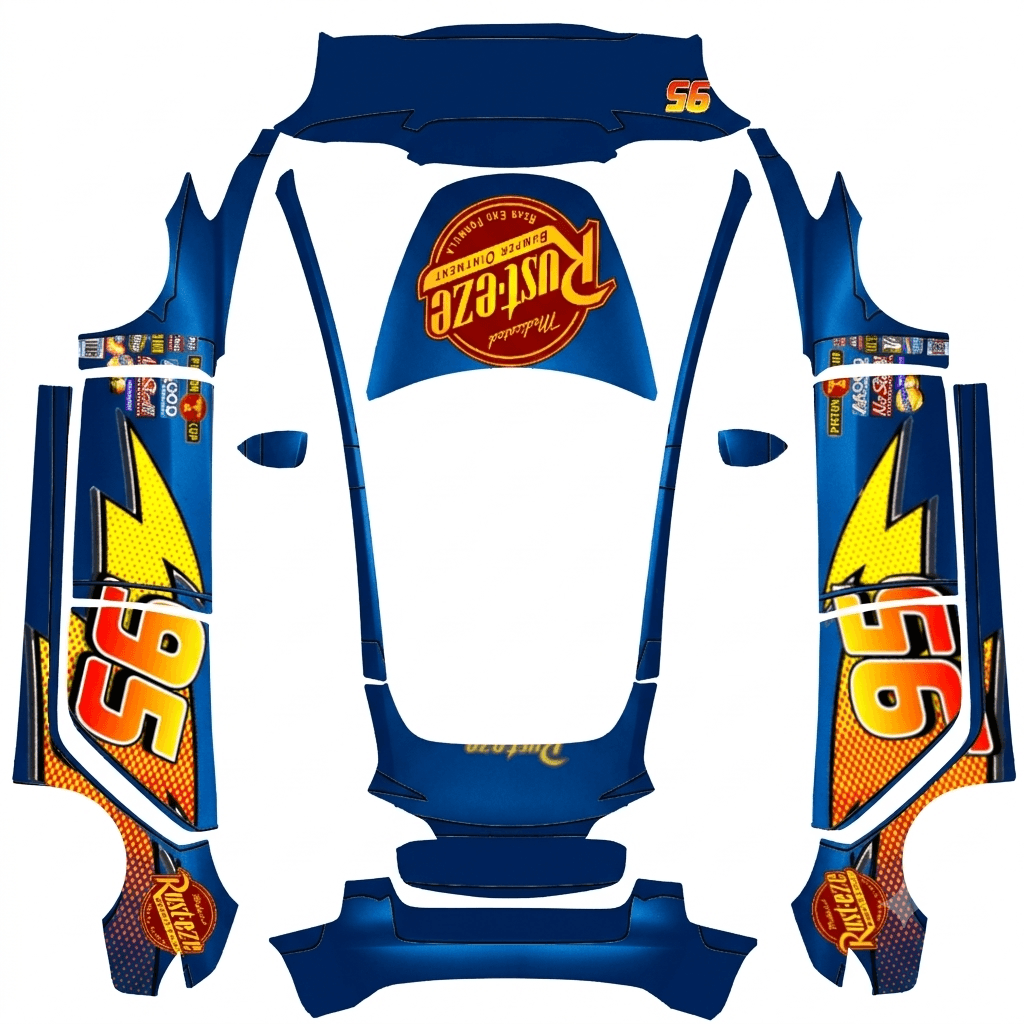 Cars Flash McQueen Deep Blue (Lightning McQueen)