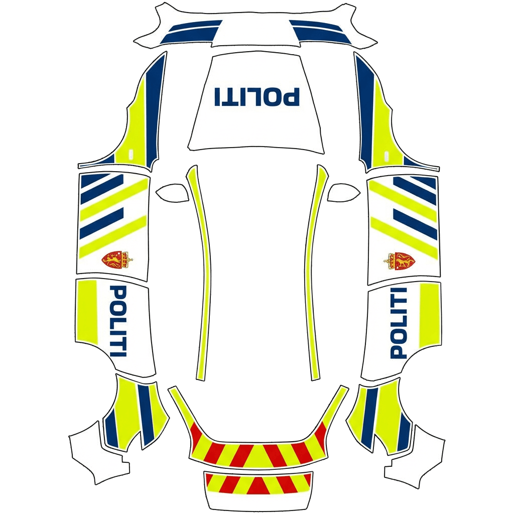 Norwegian police car