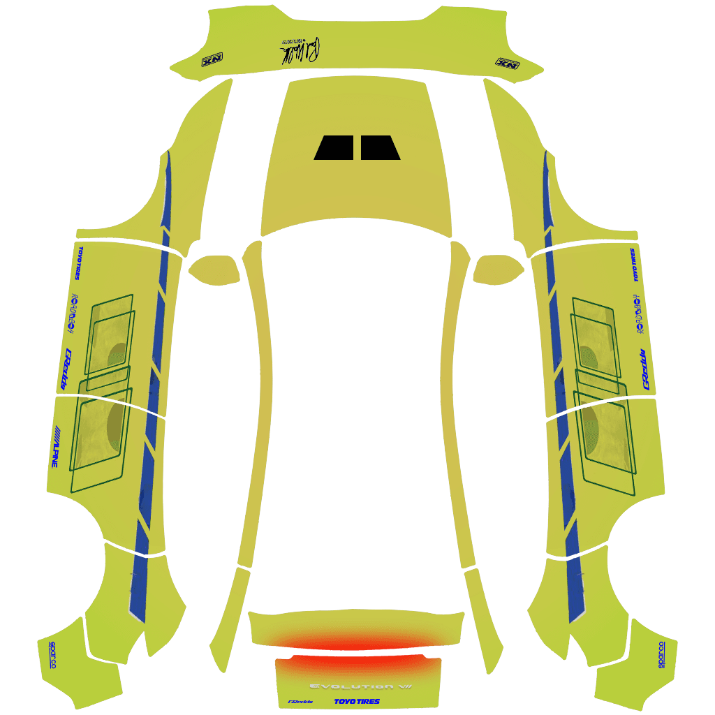 Brian's Evo 7 Fast and Furious