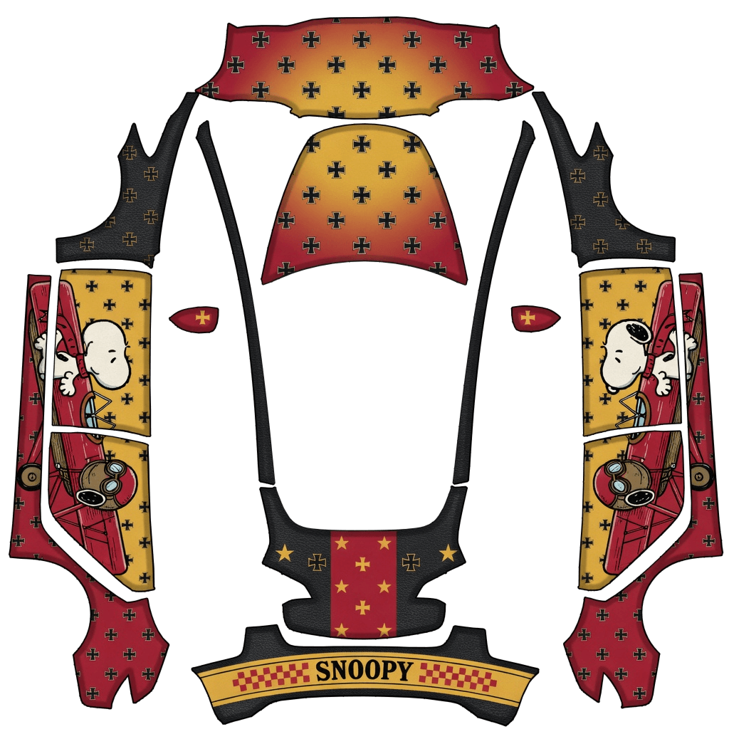 The red Barron, snoopy