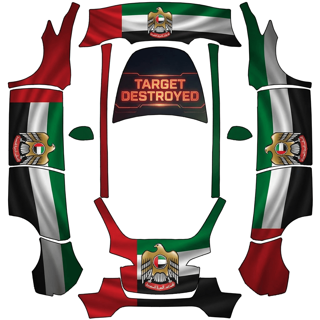 UAE target destroyed