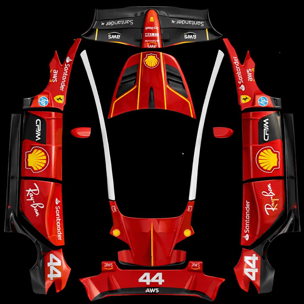 Ferrrari F1 race livery