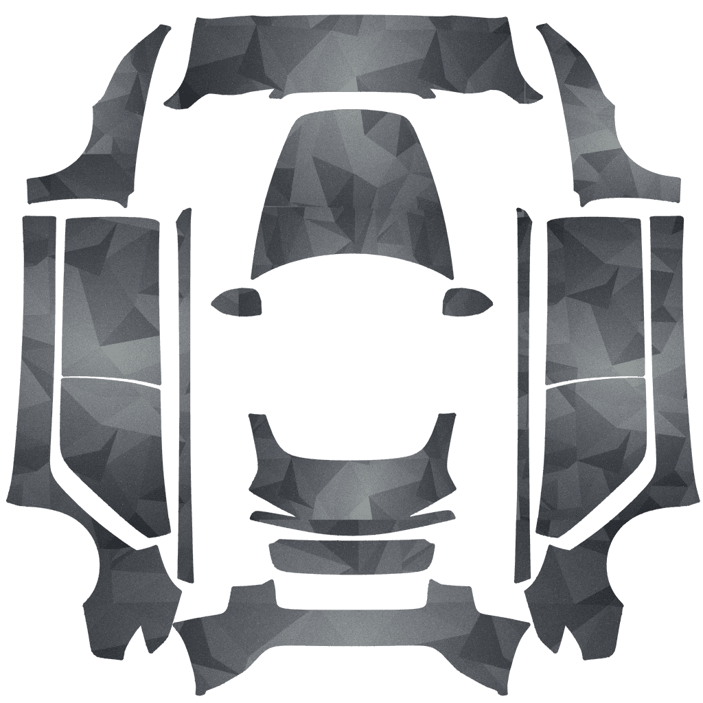 Aesthetic Gray Polygon Pattern