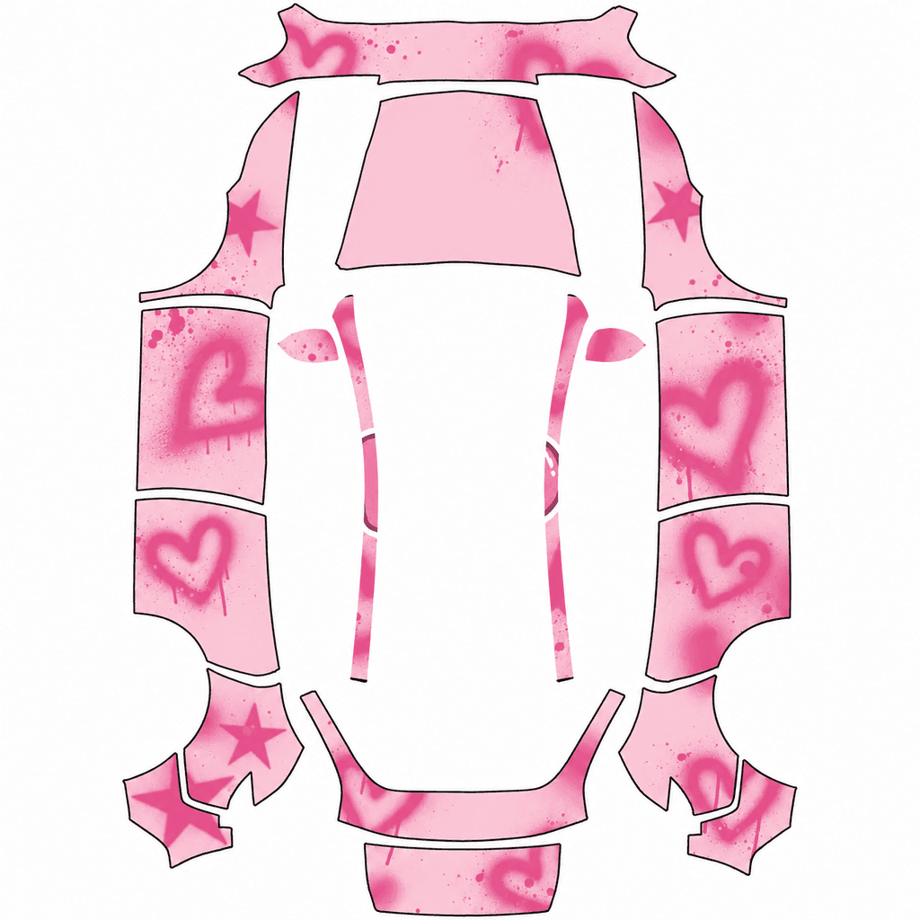 pink spray paint