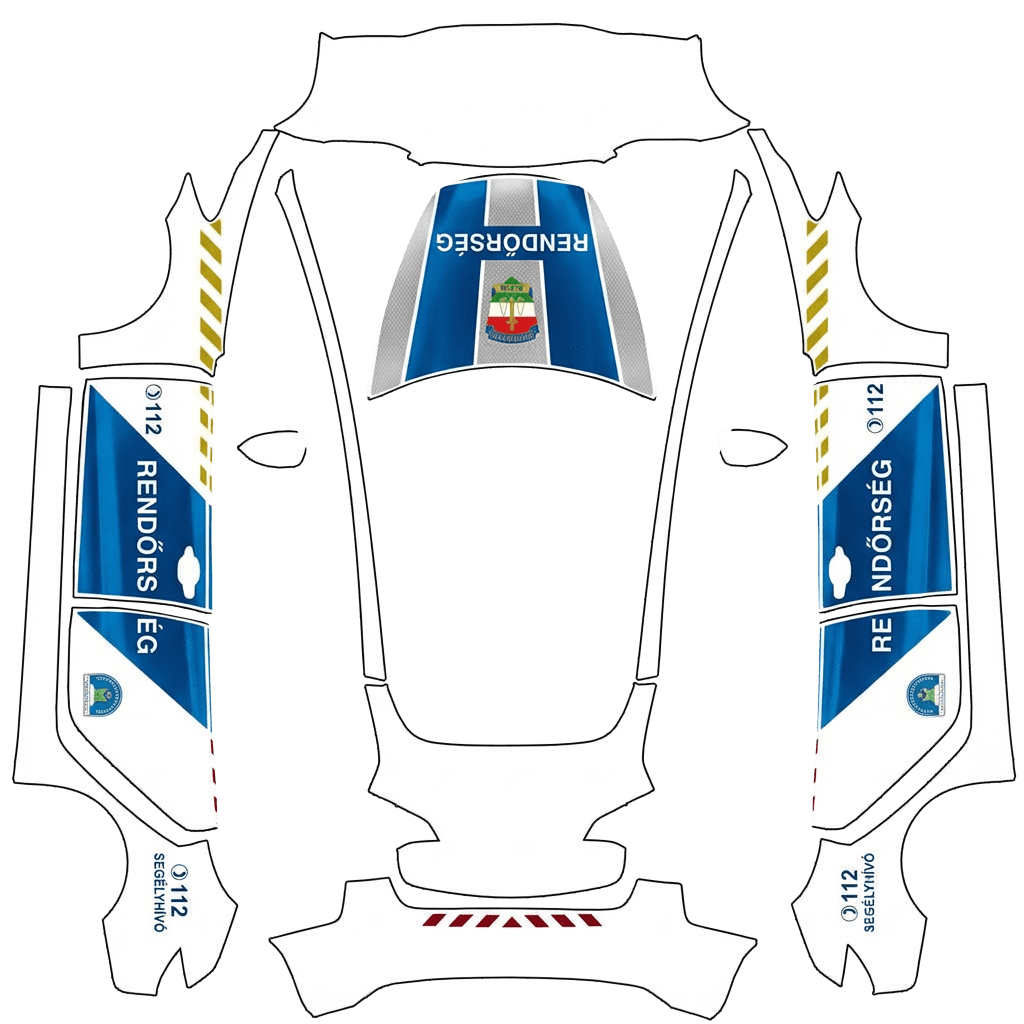 Hungarian Policecar