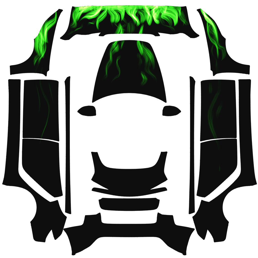 Green flame