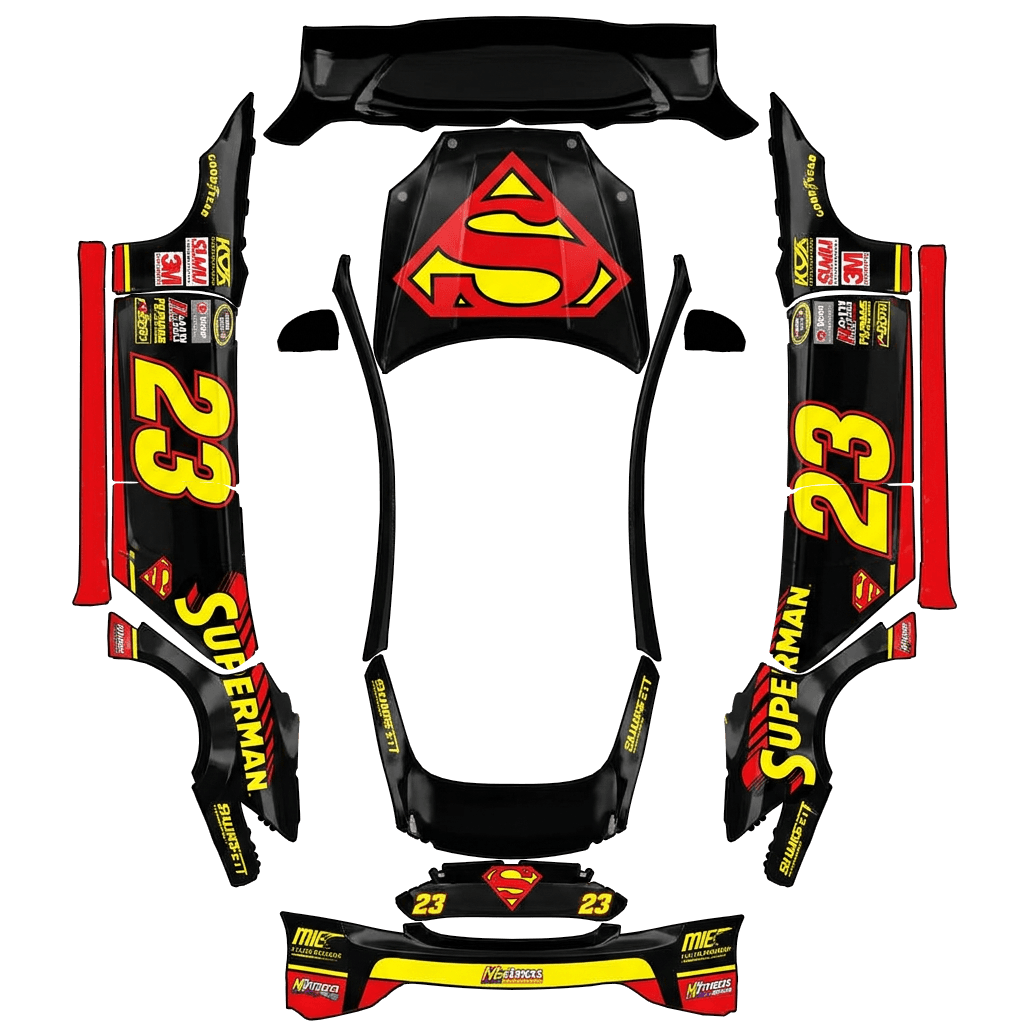 Superman race car 23