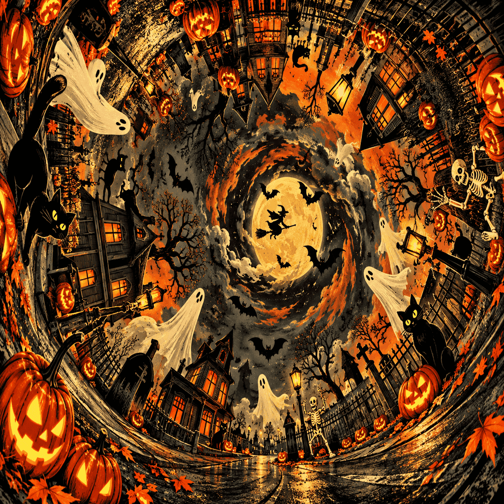 Halloween After Dark: 360° Haunted Street