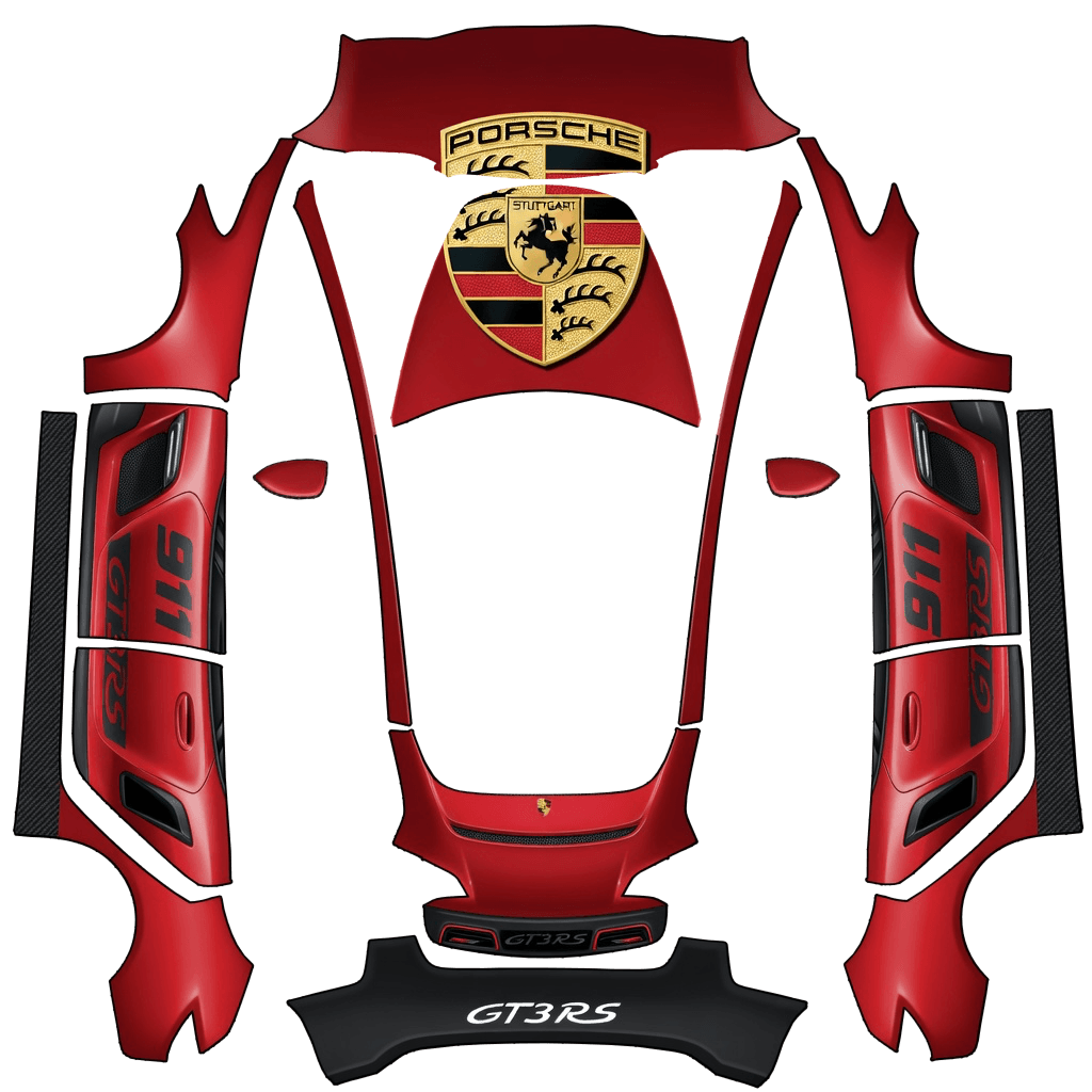 Porsche GT3 RS - red