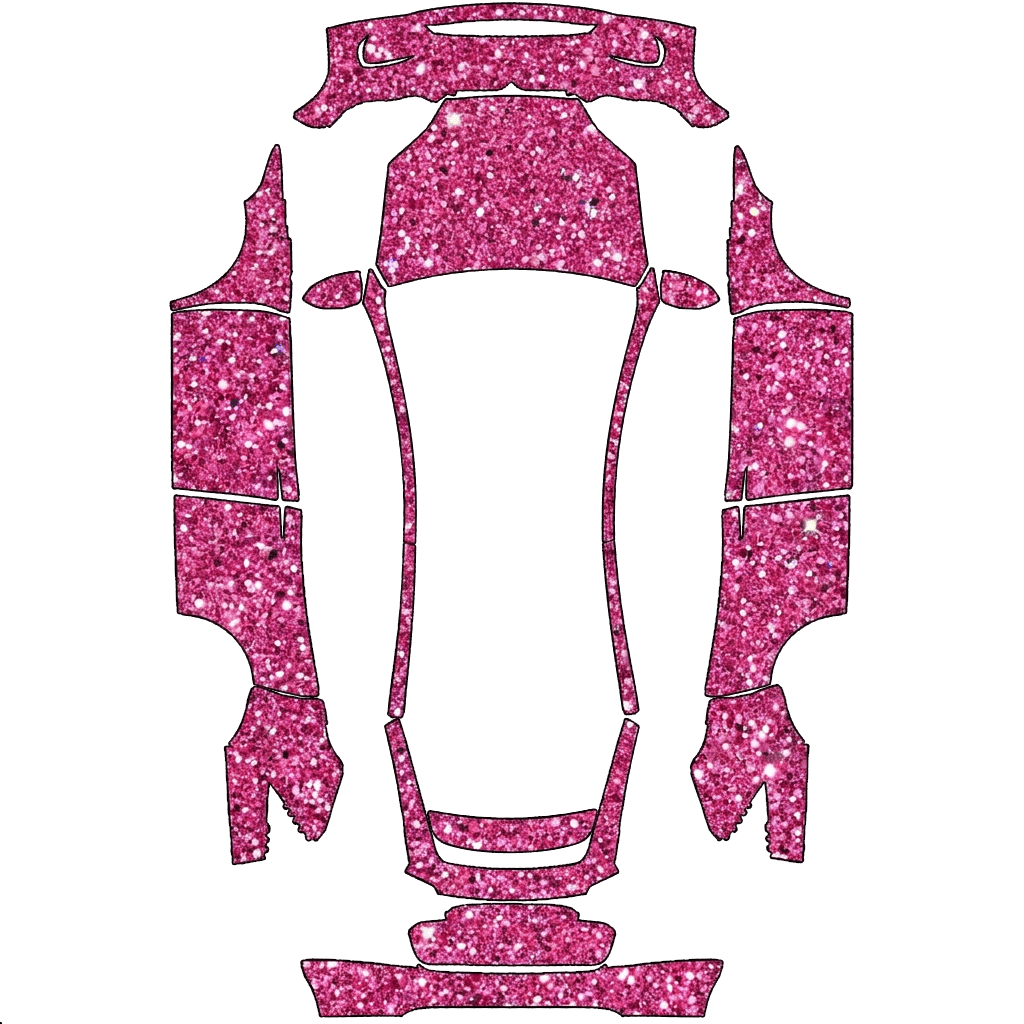 Pink glitter