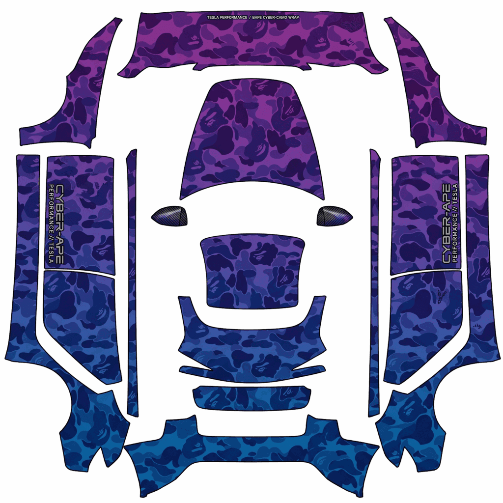 Blue Purple Camo