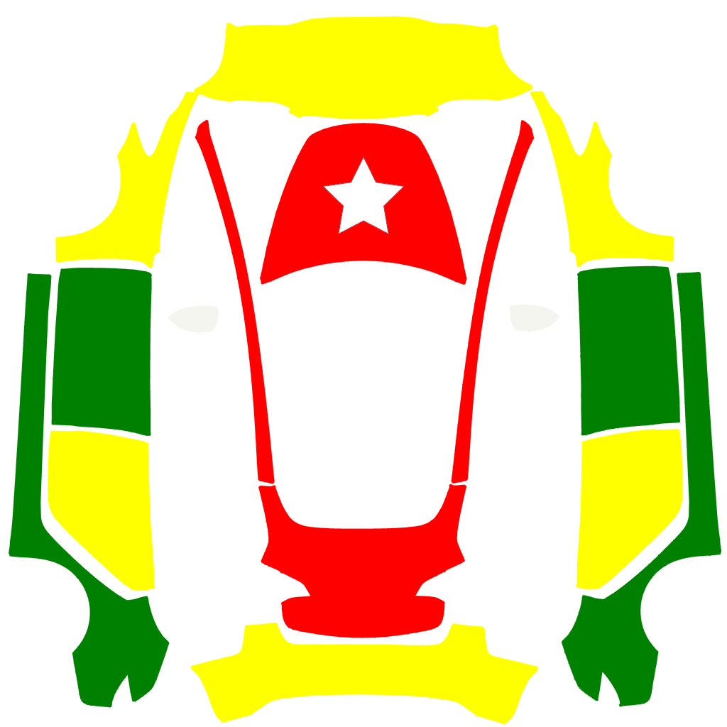Togo flag yelow f
