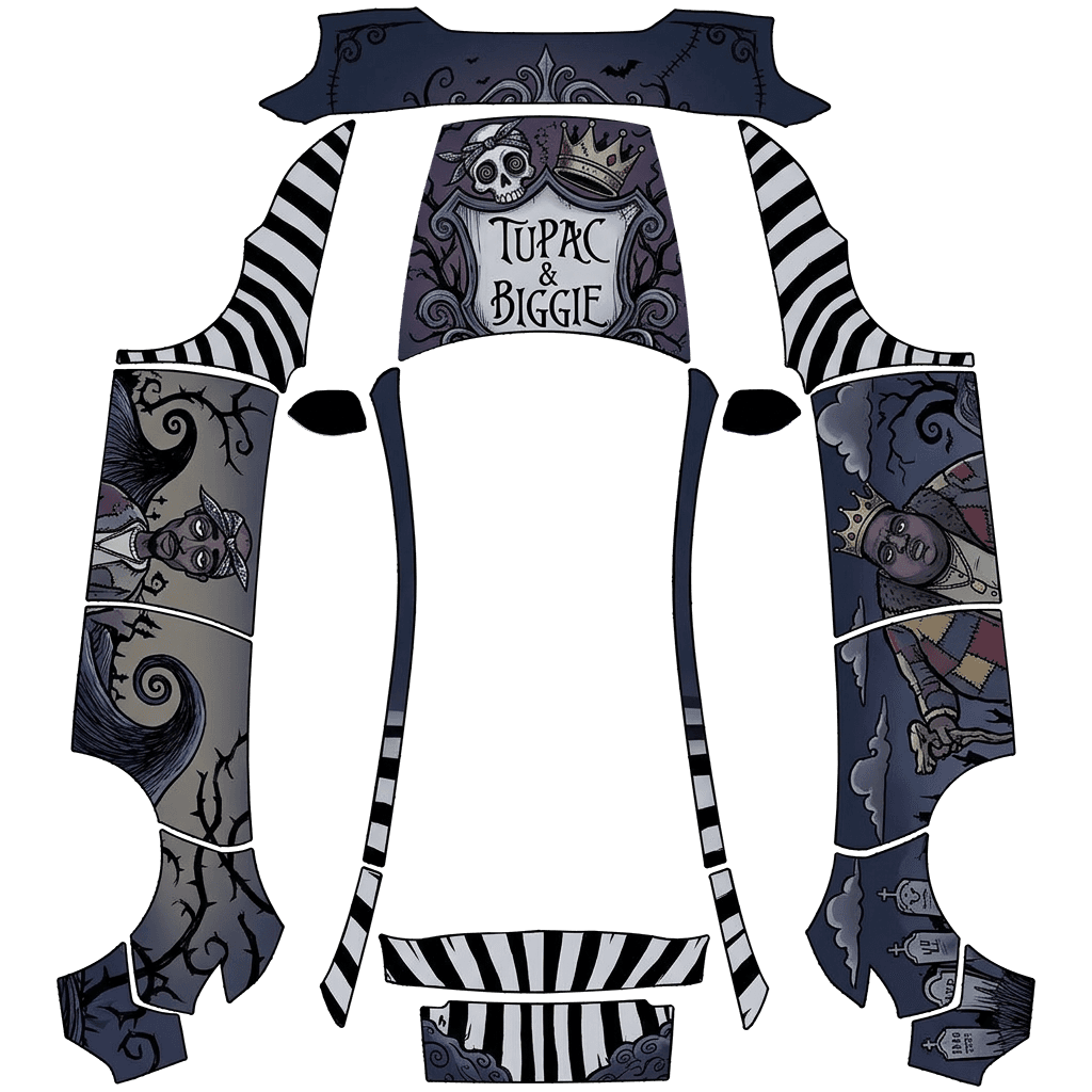 Tupac x Biggie x Tim Burton Themed