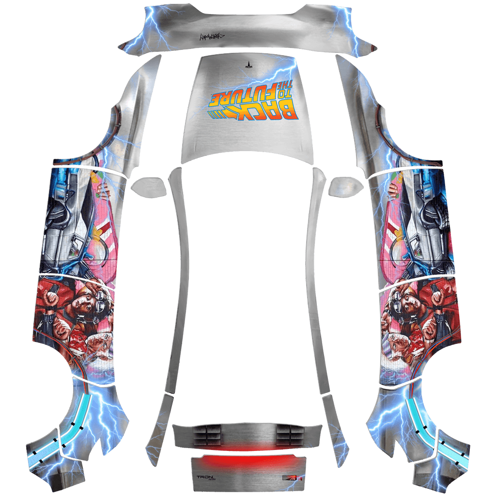 Delorean Back to the Future Mural Wrap