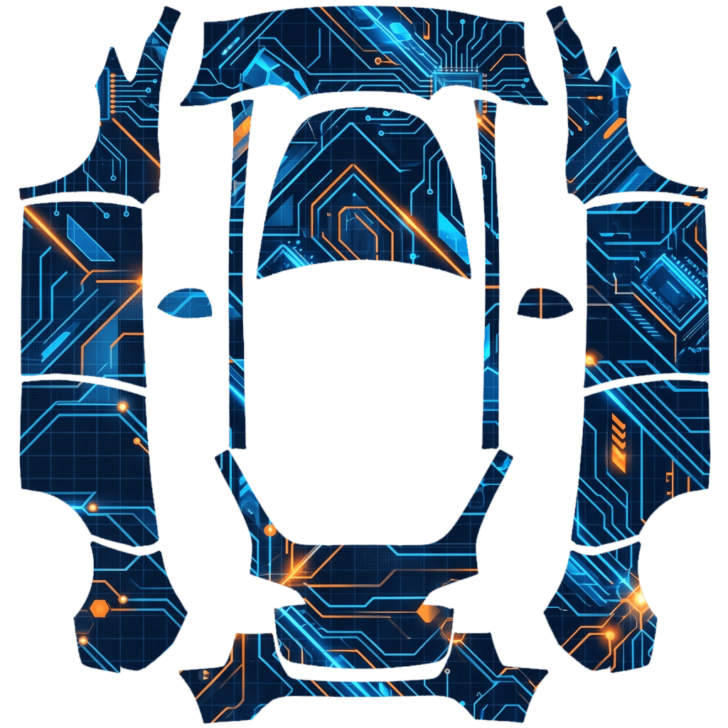 CyberTech Blue-Orange