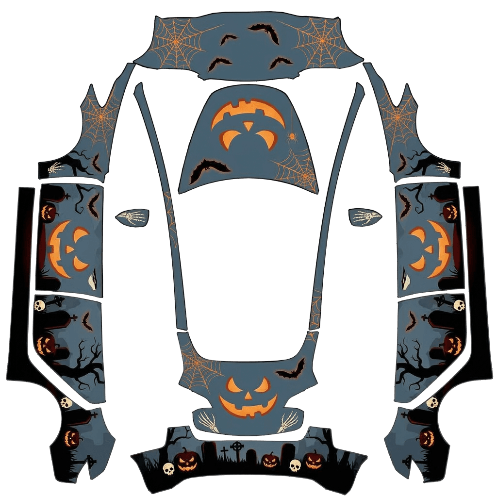 Dark Blueish Halloween Pumpkin