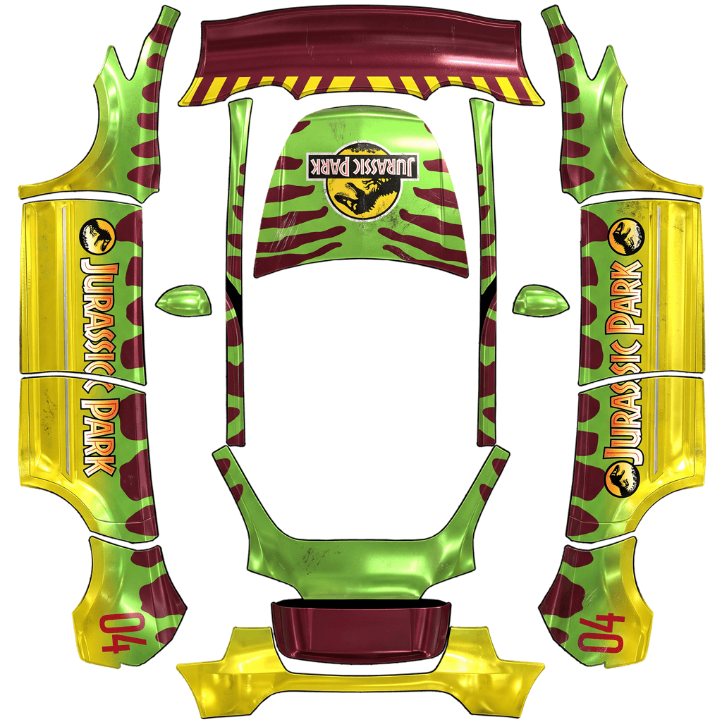 Jurassic Park Tour Vehicle Yellow #04