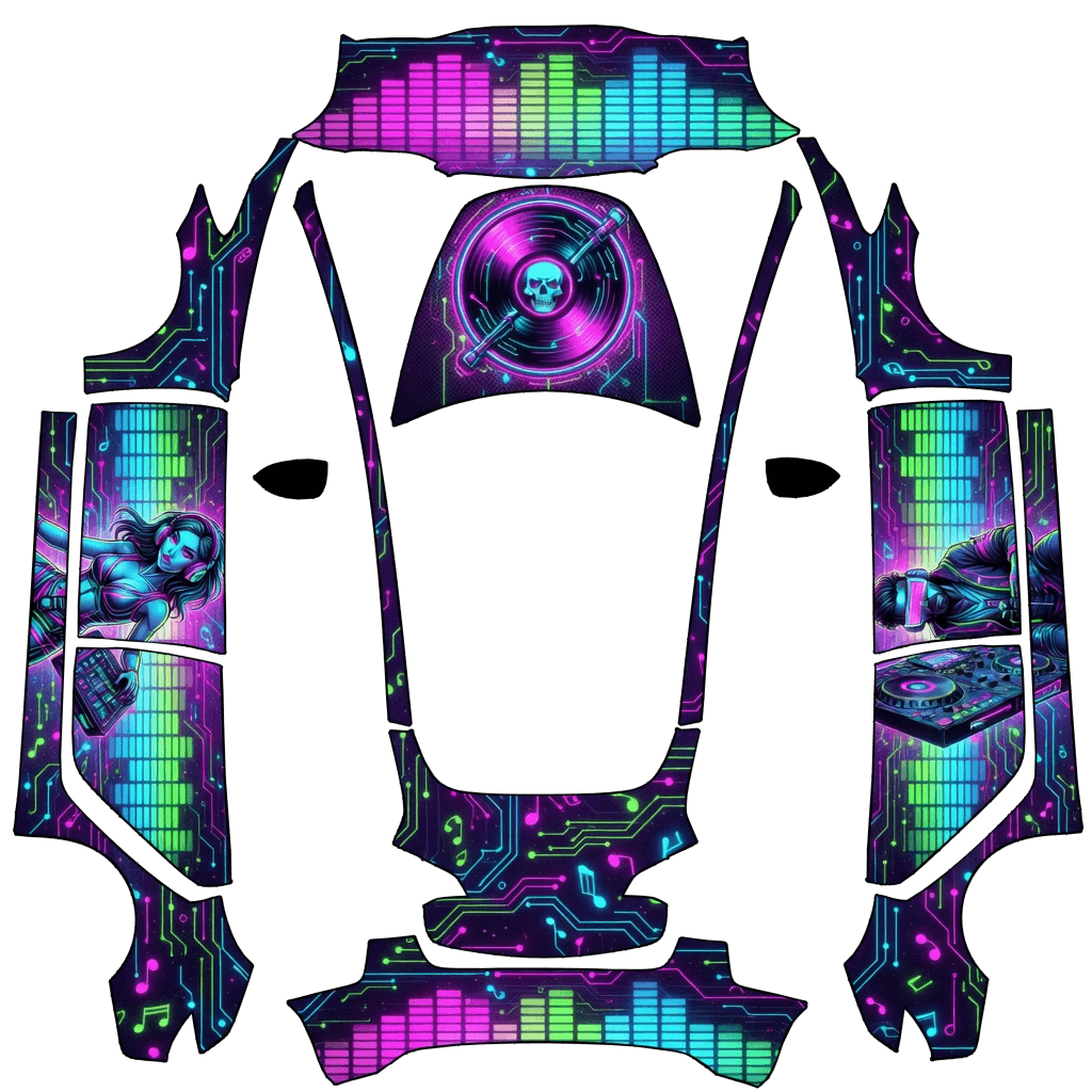 Neon dj