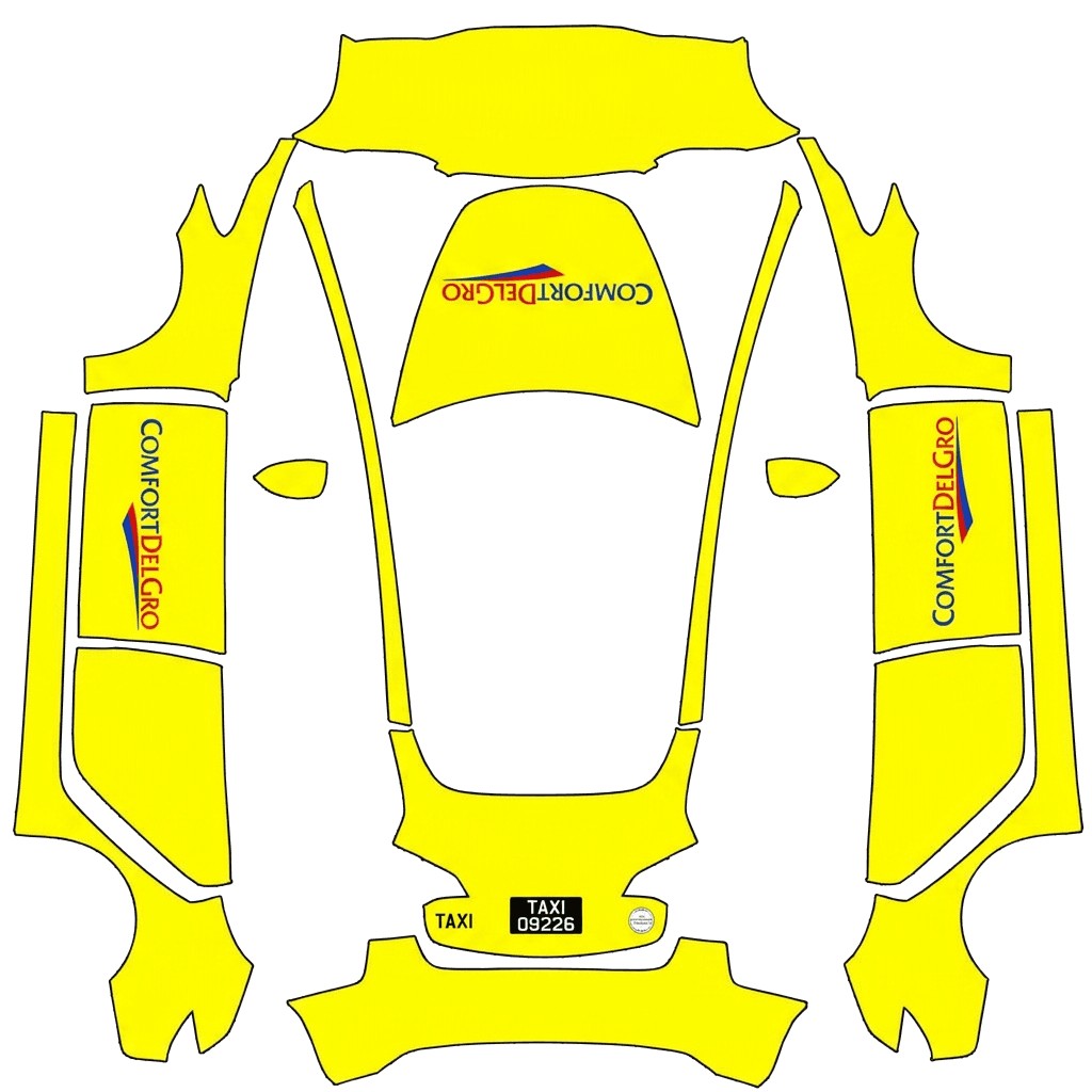 Comfort yellow taxi Singapore