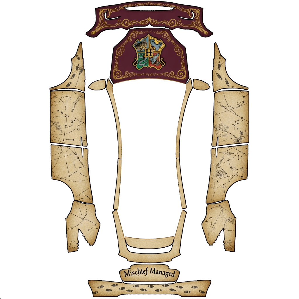 Hogwarts Crest, Marauders Map
