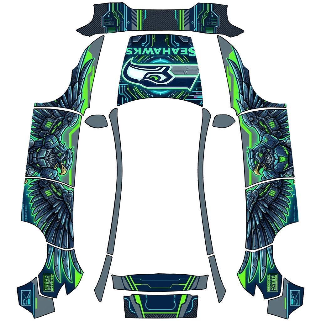 Cyberpunk Seattle Seahawks