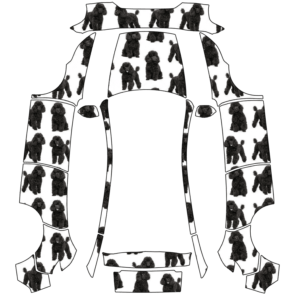 Black toy poodles