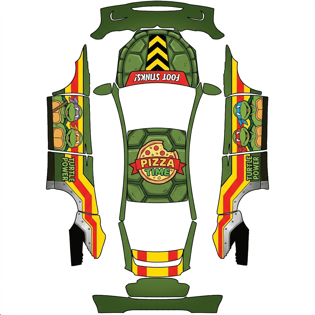 Teenage Mutant Ninja Turtles Party Van