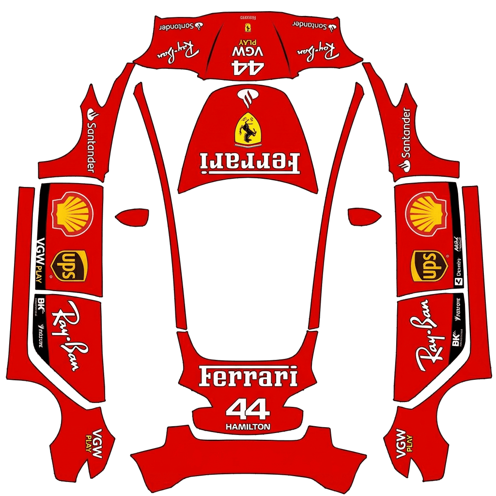 F1 Ferrari Hamilton