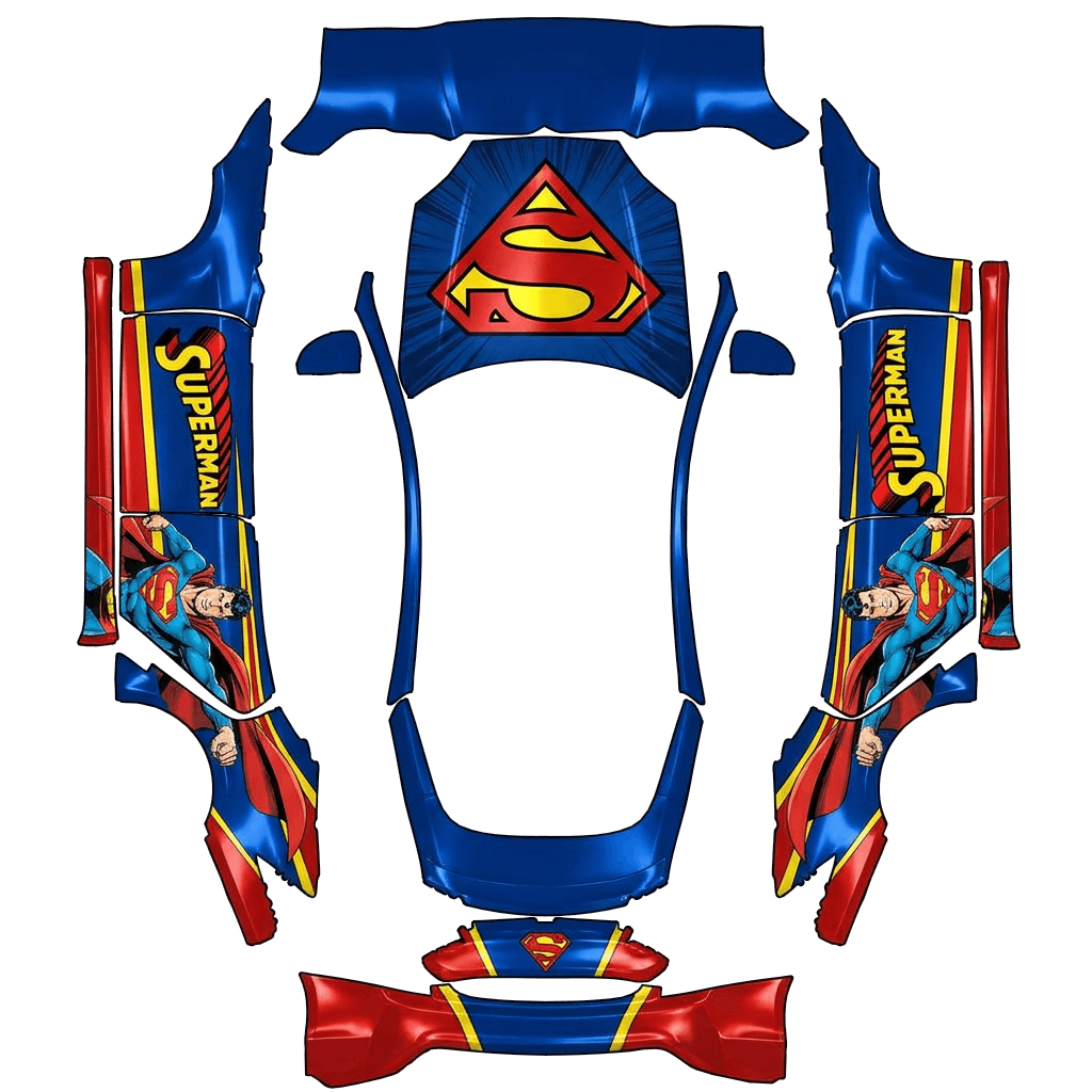 Superman race car