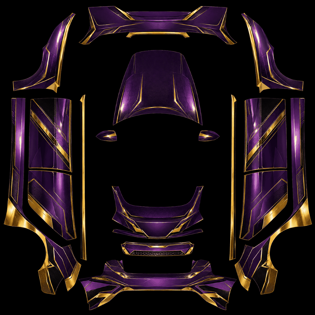 Purple & Gold