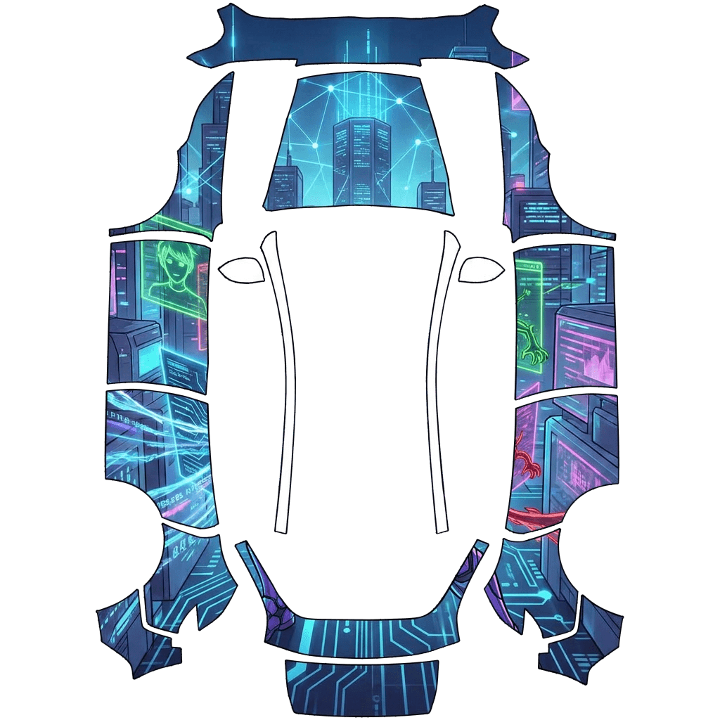 Cyber in anime
